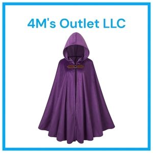 Purple Hooded Cape